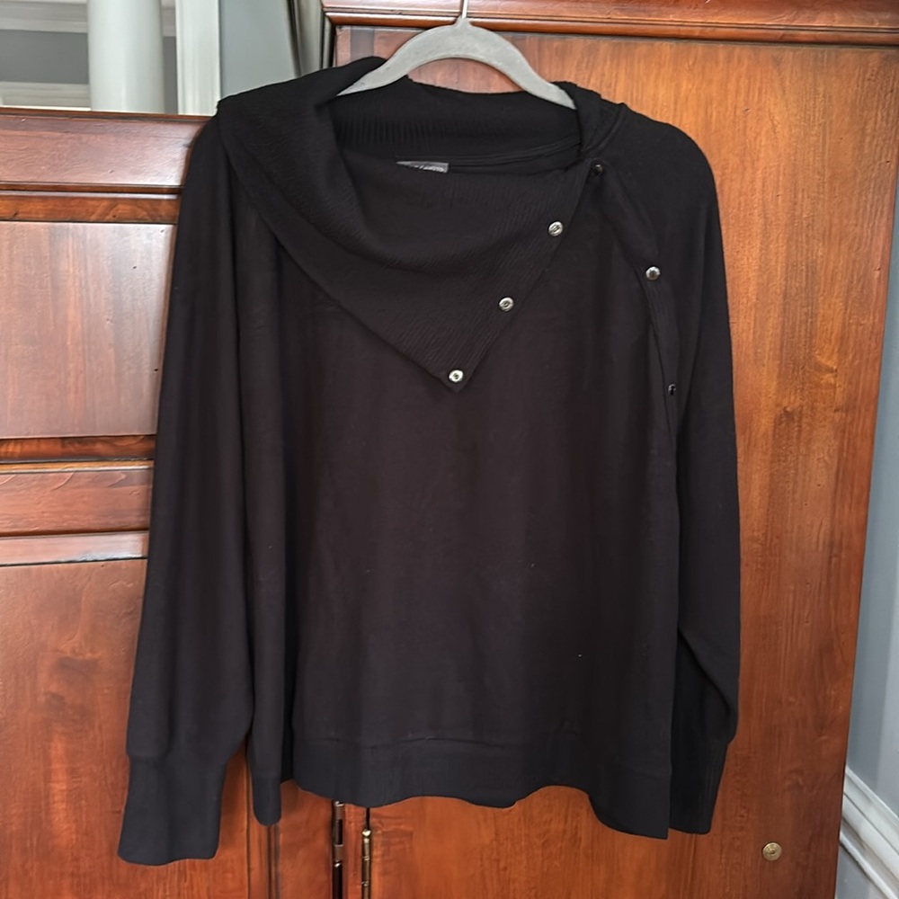 NWOT Vince Camuto Stretch Fold Over Neck Sweater